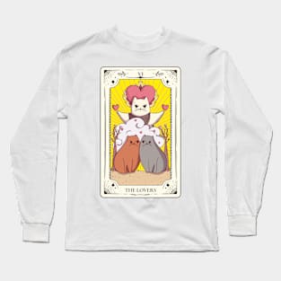 Cat Tarot - The Lovers Long Sleeve T-Shirt